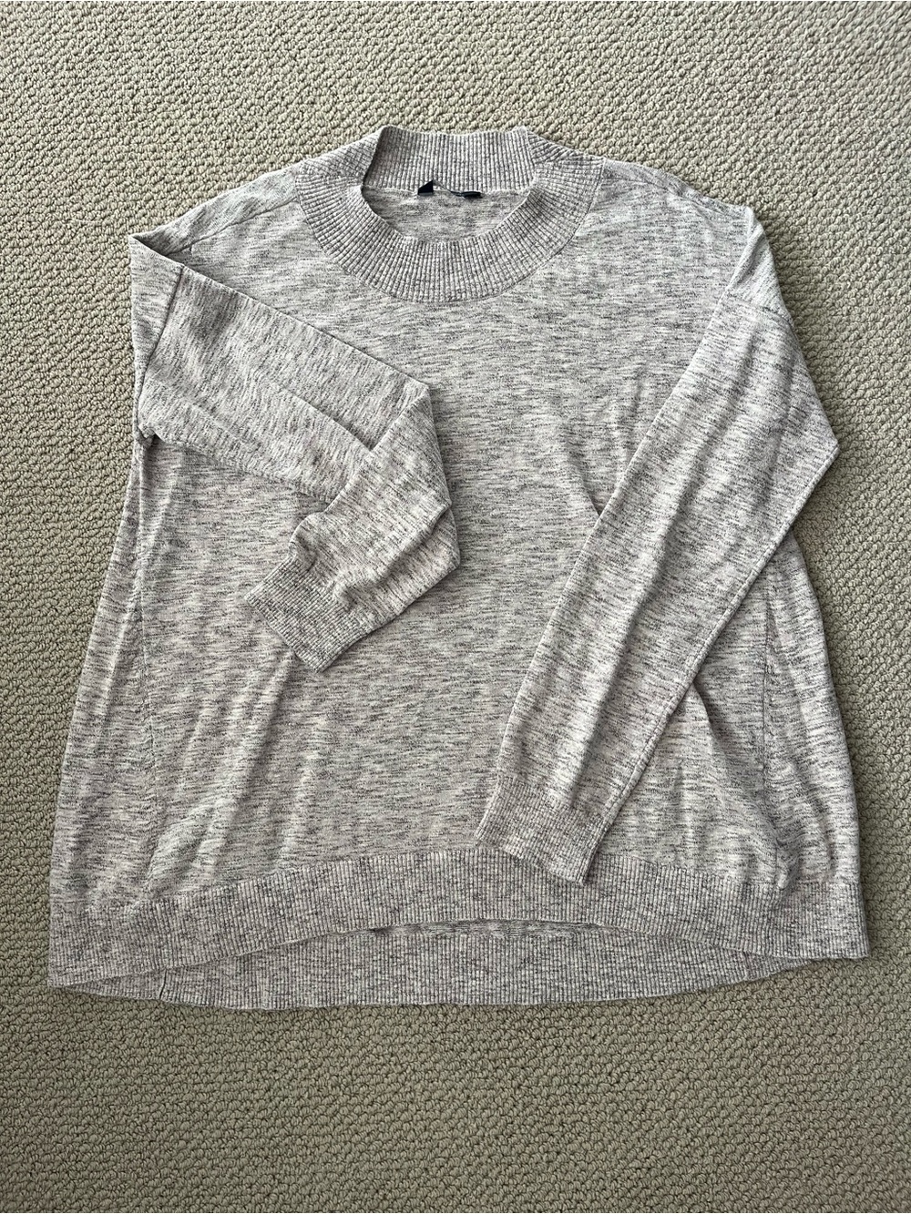 Denver Hayes Heather Gray Crewneck Sweater